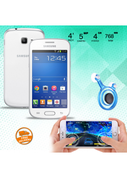 2 In 1 Bundle Offer Samsung Galaxy Trend S S7568 R, Black,Mobile Joystick Dual Analog Smartphone Gaming, SM866